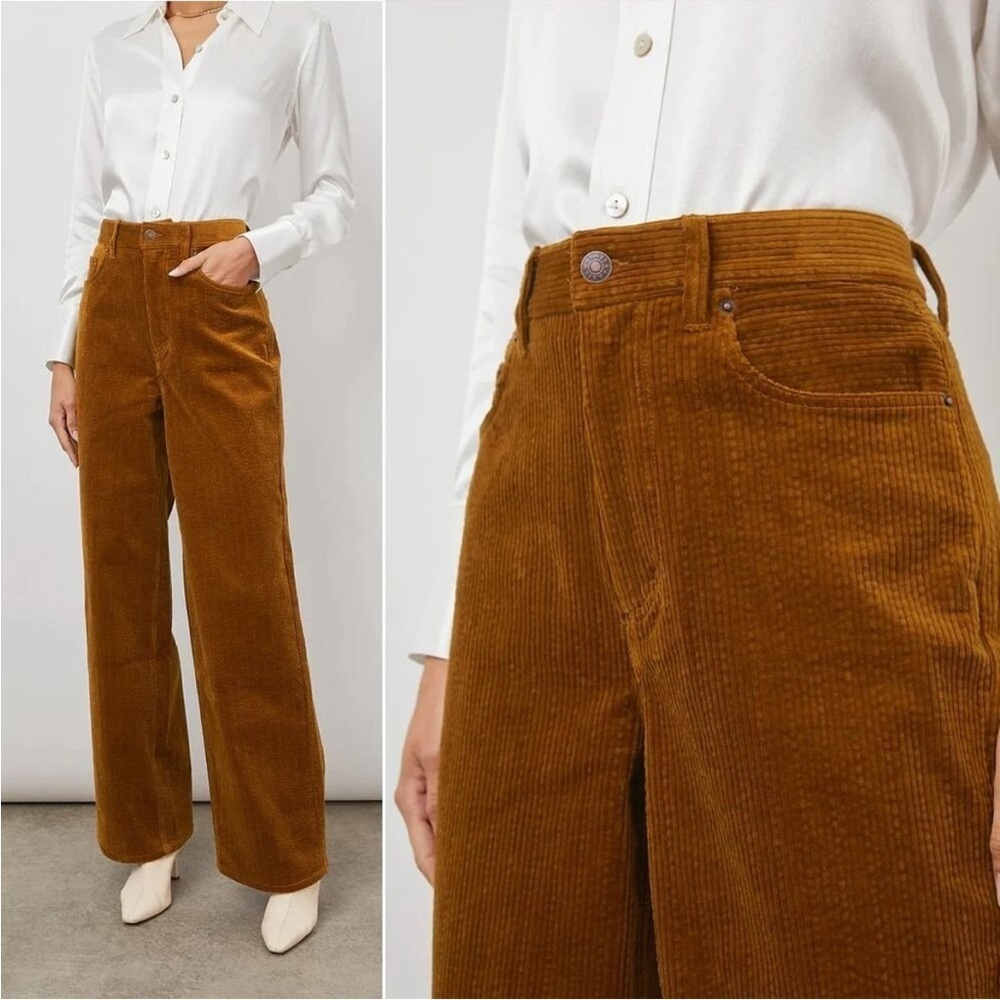 Rails Getty High Rise Corduroy Pants Ground Cinnamon